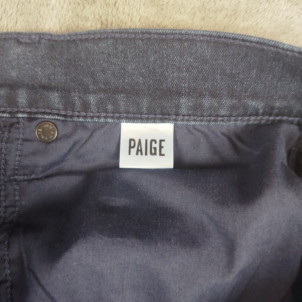 Paige Mens Lennox Jeans Stretch Dark Wash Denim‎ Mens 34x28 Slim Fit EUC - Picture 7 of 12
